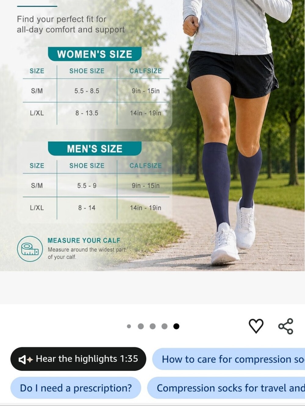 Compression Socks  Black and Light Blue